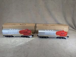 Lionel Postwar 2383 Aa Santa Fe Diesel F3 Locomotives Original Boxes. Fixed Price $599.00.