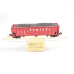 Atlas Scale Santa Fe Atsf #81350 90-TON Open Hopper With Coal Load 3268. Fixed Price $19.99.