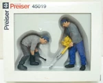 Preiser 45019 Track Workers Figures W/tamping Device & Wrench (set Of 2). Fixed Price $46.49.
