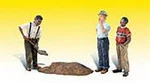 Woodland Scenics A2568 Whistle While He Works Figures (set Of 4). Fixed Price $19.99.