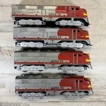 Lionel Gauge Santa Fe F3 Diesel Locomotive Lot 2333 2343 Powered Dummy Aa. Fixed Price $249.98.