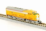 Kato N-scale #176-216 Emd F7 Dual Headlight Up #1464 Union Pacific Japan. Fixed Price $99.99.