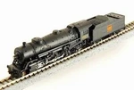 Kato Scale Heavy Mikado Cb&q 5514 Locomotive Unused Black Model. Fixed Price $464.75.