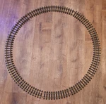 Lgb Scale Lot 12X #1100 Curved Brass Track + Mrc Throttlepack Controller. Fixed Price $139.99.
