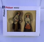 Preiser & Woman Passengers #45052 Scale Vintage New Box. Fixed Price $55.00.