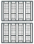 Tichy Trains 8100 Ho Scale Windows PKG(8) -- 27-PANE Industrial,. Fixed Price $11.99.