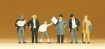Preiser 12133 Ho Scale 1900S Figures Men Passengers. Fixed Price $25.99.