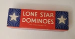 Vtg 1940S Lone Star (texas) Dominoes Set - The Embossing Co Usa Original Box. Fixed Price $10.99.