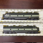 Rivarossi Erie Diesel Locomotive & Dummy Set Ho Scale (new). Fixed Price $179.99.