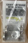 Gary Raymond Nickel Plated Rea Double Insulated Metal Wheels (2) G-scale/gauge. Fixed Price $19.99.