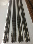 Atlas #6058 3 Rail O Scale 40" Nickel Silver Rigid Track Pack New. Fixed Price $111.36.