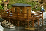 Piko 62262 Scale Brads Fishing Cabin Kit. Fixed Price $168.99.