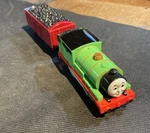 Thomas & Friends "talking Percy" 2009 Mattel R9628 Train Toy Locomotive. Fixed Price $14.00.