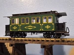 Scale Lgb 3060 Barmer Mtn. Ry. 4 Axle Passenger Coach + Box. Fixed Price $30.00.