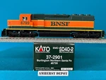 37-2901 Kato SD40-2 Snoot Nose Bnsf Locomotive #6799 Dcc Ready Ho Scale New. Fixed Price $125.00.