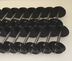 5 Pair 10 Axles Of Worlds Best Roll-ez Black Metal G Scale Train Wheels. Fixed Price $99.95.
