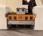 Aristo Craft Trains Bobber Caboose Rio Grande Art #42210 Scale 1:29 New Box. Fixed Price $95.99.