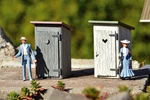 Piko 62719 G Scale Outhouse 2-PACK Built-up. Fixed Price $105.99.