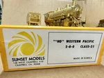 Sunset Models Ho Western Pacific 2-8-0 CLASS-21 Brass Steam Locomotive W/ Tender. Fixed Price $355.00.