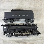 Lionel 1666 Postwar O27 Steam Locomotive 6466T Tender Train Set. Fixed Price $109.98.