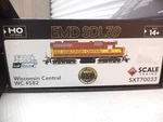Scaletrains Ho SXT70033 SDL39 Locomotive, Wisconsin Central 582, Dcc Sound,. Fixed Price $549.99.