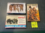 1:35 Scale Military Model Kits 101ST Airborne Usmortar Team German Howitzer. Fixed Price $38.95.