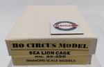 Simmons 55-350 Ho Scale Circus Model Sea Lion Cage Craftsman Kit. Fixed Price $18.69.