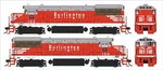 Bowser Ho Scale U25B PH11B (standard Dcc) Chicago, Burlington & Quincy #100. Fixed Price $269.99.