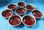 8 Vintage Mccoy 1413 Brown Drip Glaze Bowls 6" Soup Cereal Chili Stoneware Usa. Fixed Price $35.00.