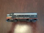 Athearn Blue Box Southern Pacific F7 Diesel #6169 Ho Scale Black Widow Runs Well. Fixed Price $50.00.