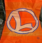 Lionel 1234 Vintage Orange Flag Banner Collectible Sign 28"ACROSS X 41"H. Fixed Price $84.99.