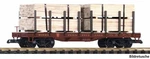 Piko G Scale New 2026 Flatcar Lumber Load Pennsylvania Railroad 38799. Fixed Price $142.39.