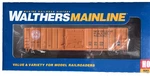 Walthers Ho Scale 50' Acf Boxcar Nopb #4017 Orange Black New In. Fixed Price $32.95.