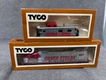 Vintage Tyco Ho Silver Streak Locomotive 4301 & Caboose. Fixed Price $40.00.