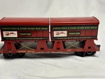 Aristocraft ART-46525 North Pole & Snow Flake Road Piggyback W/trailers. Fixed Price $80.00.