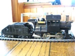 Vintage 1952 Mantua Ho Camelback Steam Locomotive W/ Tender + 4 D&rgw Cars. Nice. Fixed Price $79.00.