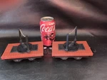 Lot Of 2 Lgb 4050 Runge Wagons Flats Work Train Construction Maintenance Gauge. Fixed Price $56.99.