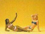Preiser 45017 Scale Reclining Women On Beach. Fixed Price $42.99.