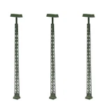 LQS56N 3PCS Model Railway Scale 1:160 Lights Lattice Mast Lamp Track Two-leds. Fixed Price $18.99.