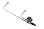 Holley Fuel Line Gauge Carburetor 4150 Dual Feed Double Pumper 9-5/16" Chr. Fixed Price $34.96.