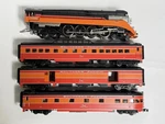 Mth Premier Gauge Southern Pacific Daylight GS-4 #4449 + 3 Passenger Cars. Fixed Price $650.00.