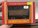 Hornby Oo R.079 Br Mineral Wagon Msv - (weathered Boxed). Fixed Price $14.99.