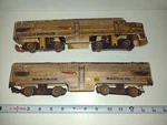 American Flyer 360 361 Santa Fe PA-1 Pb Diesel Chromed 1950 !! Untested. Fixed Price $79.99.