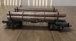 Lgb 4066 Scale Green Flatcar With Log Load. Fixed Price $95.00.