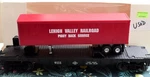 Scale-kmt Kris Model Trains Lehigh Valley Flat Car & Piggy Back Trailer 9111. Fixed Price $29.95.