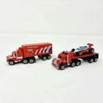 Micro Machines #33 Race Team Set Semi Box Truck Car Flatbed Vintage. Fixed Price $19.51.