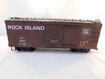 Usa Trains R19104C G Scale Steel Box Car Rock Island #6227. Fixed Price $111.00.