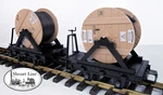 Lgb 43170 2 Pack Frr Field Railroad Cable Reel Car Brakeman's Platform New. Fixed Price $129.95.