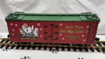 Usa Trains R-13011 Christmas "are You On My List" 1993 Reefer Metal Wheels G. Fixed Price $65.79.