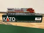 Ho Scale Santa Fe Kato C44-9W Dcc. Fixed Price $109.99.